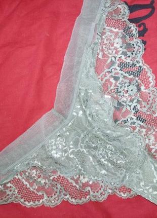 Кружевные трусики на широкой резинке