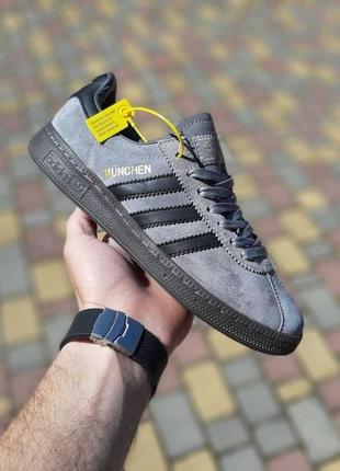 Чоловічі кросівки adidas munchen сірі
