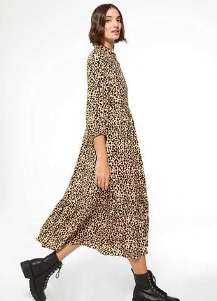 Стильне леопардове платье new look
