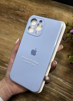 Чохол на iphone 13 pro max про макс квадратні борти на айфон silicone case full camera на apple1 фото