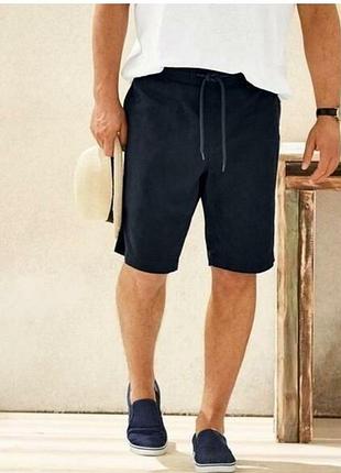 Батал! мужские льняные шорты livergy p. 66