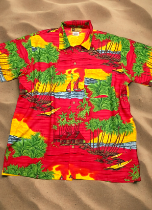 Gear, гавайская рубашка с короткими рукавами.