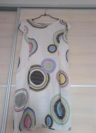 Платье льняное