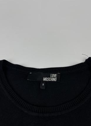 Love moschino легкий пуловер s розмір5 фото