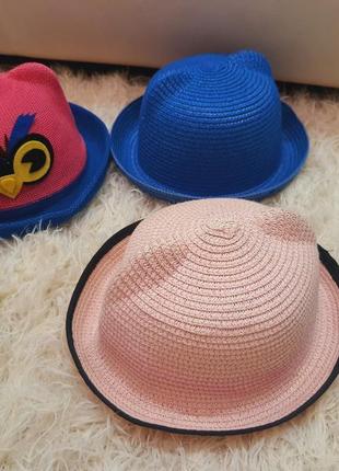 Шляпа, панама, жокейка с ушками лето