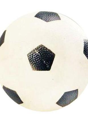 Мячик детский "футбол", резиновый (белый)