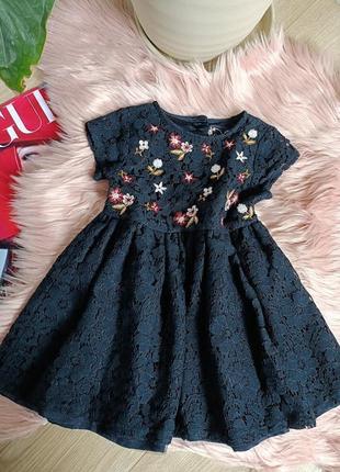 Кружевное платье для маленькой принцессы, 12-18 месяцев
