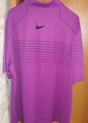 Nike golf dri fit polo. колір: фіолетовий, розмір xl