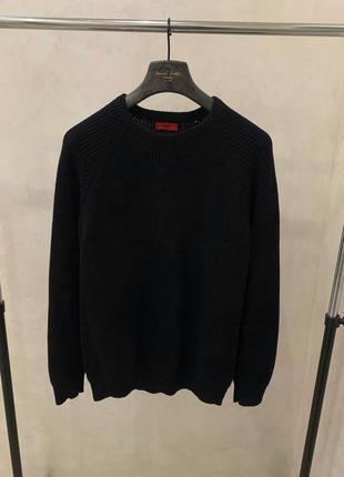 Hugo boss чорний светр джемпер базовий