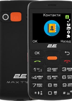 Мобільний телефон бабушкафон 2e t180 max 2.3» 2sim, батарея 1000ма-год