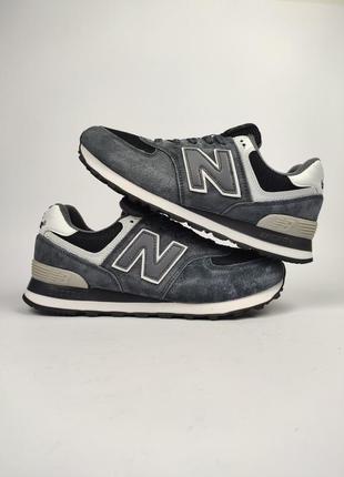 Кроссовки new balance 574 gray black