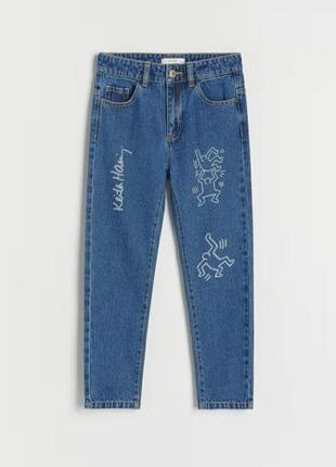 Новые женские джинсы
carrot keith haring від reserved
размер s