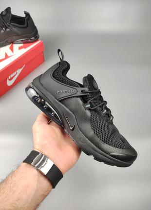 Кроссовки мужские nike air presto black10 фото