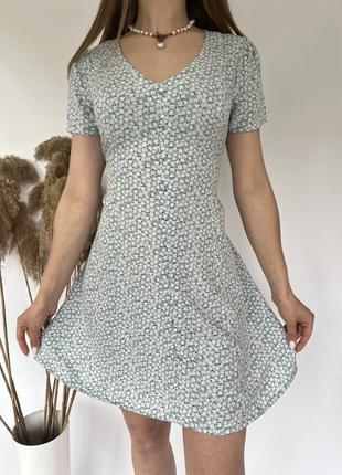 Легенький сарафан в квітковий принт міні сукня плаття туніка