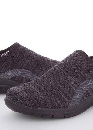 Кросівки чоловічі free run легкі мокасини без шнурків