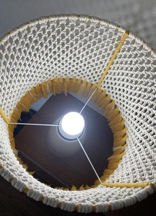 Абажур макраме светильник торшер
