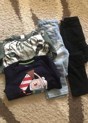 Лот вещей джинсы/ свитшоты 7-8 лет