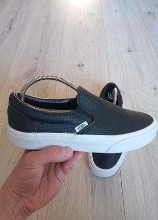 Кеді сліпоні мокасини шкіра vans р. 38.5