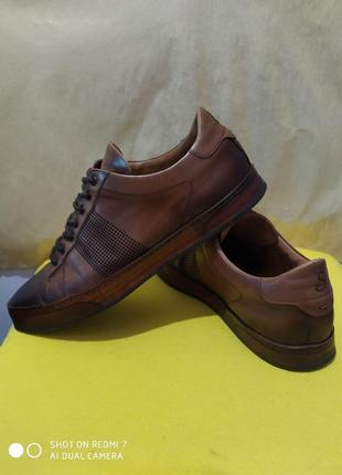 Кожаные туфли ручной работы ranzola dark tan oliver sweeney