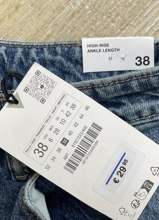 Нові мом джинси zara mom fit3 фото