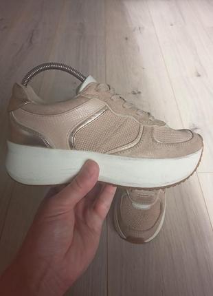 Кроссовки на платформе zara р. 36
