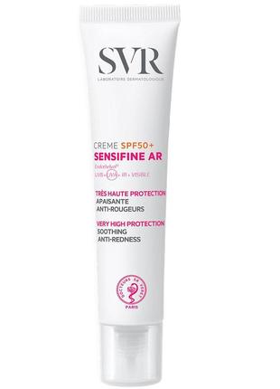 Svr sensifine ar anti-redness soothing cream spf 50+