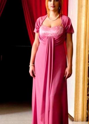 Вечернее платье enigma в большом размере 48 европейсый