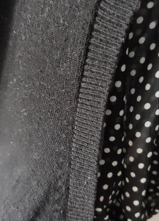 Ділова блузка кофта з шифоновим бантом4 фото