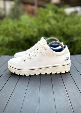 Skechers кроссовки белые оригинал 39  размер 40