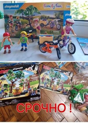 Lego playmobil тур на велосипедах 6890, 70933 asterix