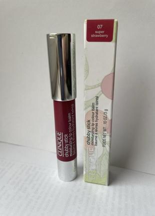 Помада-бальзам для губ clinique chubby stick moisturizing lip colour balm повномір1 фото