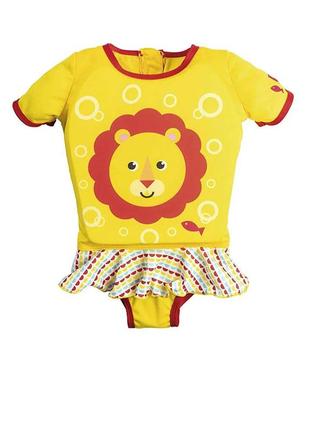 Дитячий костюм для дівчаток bestway 93523 (пе піна), «сонечко», m/l (3 - 6 років), 18 - 30 кг, жовтий