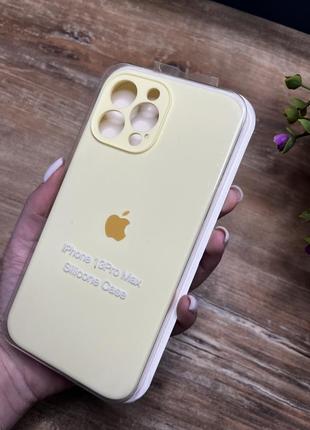 Чохол на iphone 13 pro max про макс квадратні борти на айфон silicone case full camera на apple