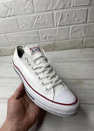 Кеды белые converse vans