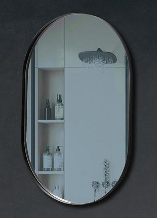 Дзеркало овал у чорній рамці black - 3 60*80 ( а0054909 )