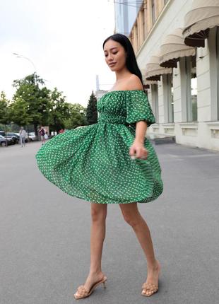 Платье "lina" зеленый