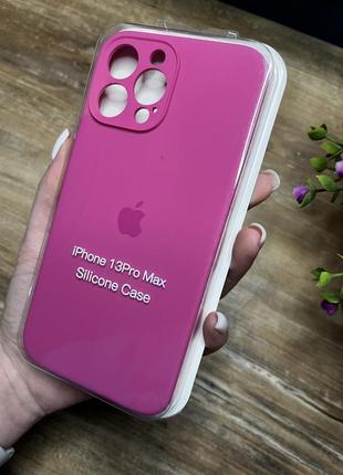 Чохол на iphone 13 pro max про макс квадратні борти на айфон silicone case full camera на apple1 фото