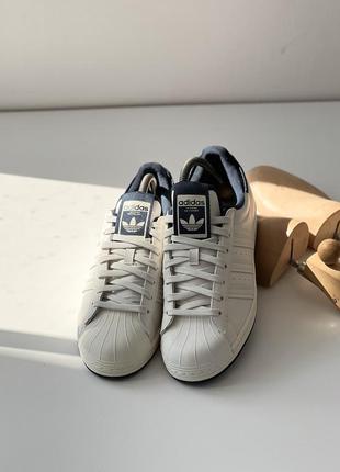 Кроссовки adidas superstar 'parley chalk white navy'