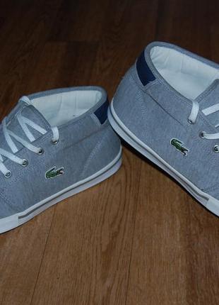 Кроссовки кеды 43-44 р lacoste оригинал