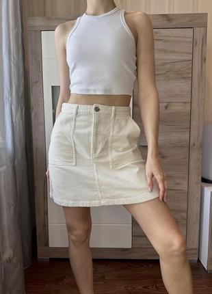 Бежевая юбка