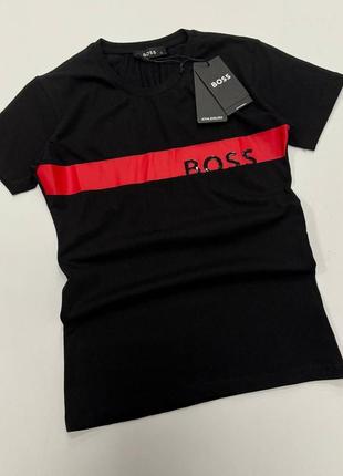 Женская футболка hugo boss черный