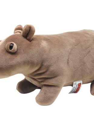 Мʼяка іграшка "капібара" коричнева  (33 см)