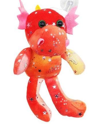 Мягкая игрушка "дракошка", розовый (16 см)