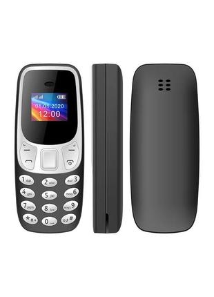 Міні мобільний маленький телефон l8 star bm10 (2sim) типу nokia чорний