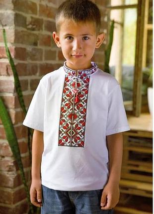 Футболка вишиванка дитяча, вишиванка дитяча на хлопчика