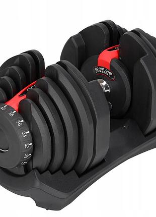 Гантель із регульованою вагою 4fizjo premium 5-40 кг 4fj0610