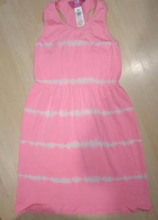 Яркое платье на 10-12 лет