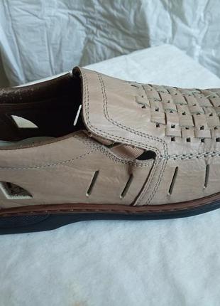 Туфли мужские кожаные rieker.