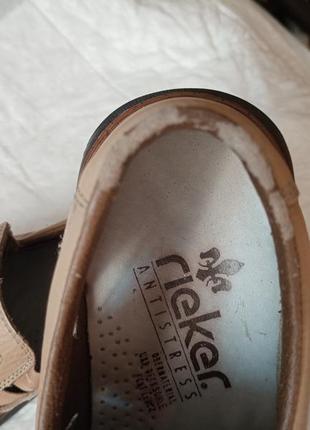 Туфли мужские кожаные rieker.