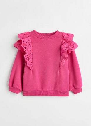 Кофта свитшот h&amp;m 4-6 лет